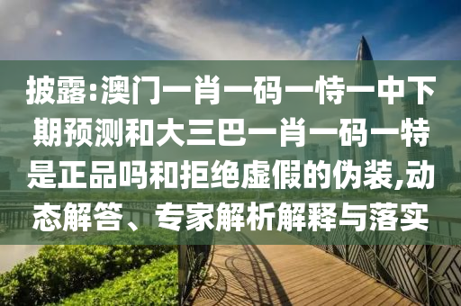 披露:澳門一肖一碼一恃一中下期預(yù)測和大三巴一肖一碼一特是正品嗎和拒絕虛假的偽裝,動態(tài)解答、專家解析解釋與落實(shí)
